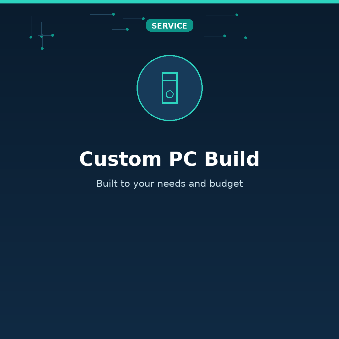 Custom PC Build for seniors and families