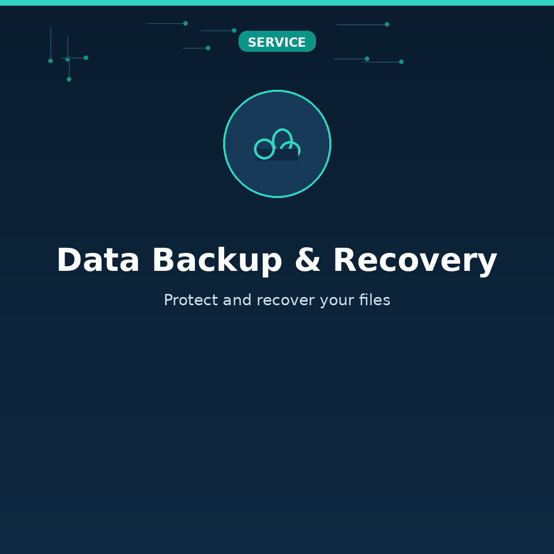 Data Backup & Recovery for seniors and families