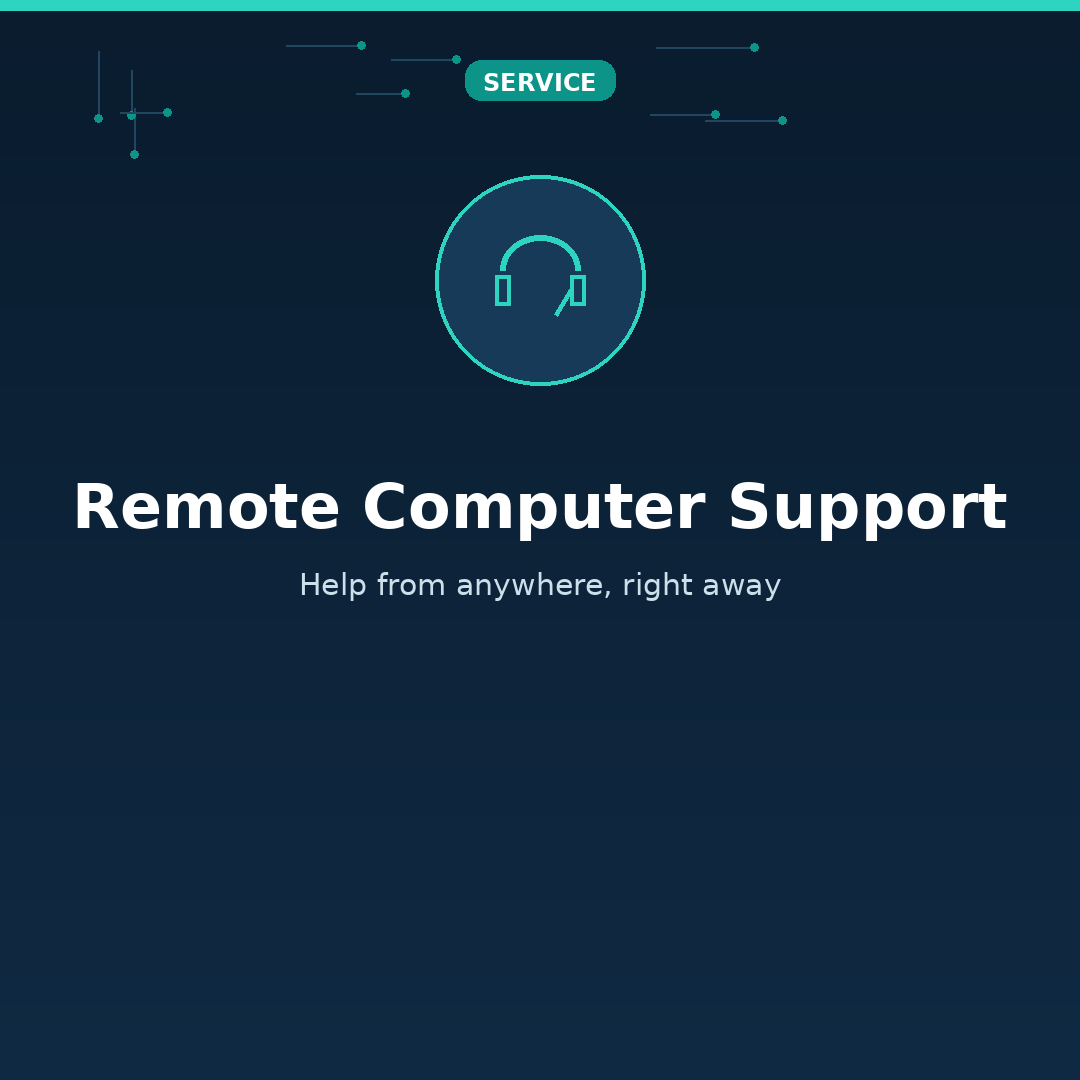 Remote Computer Support for seniors and families
