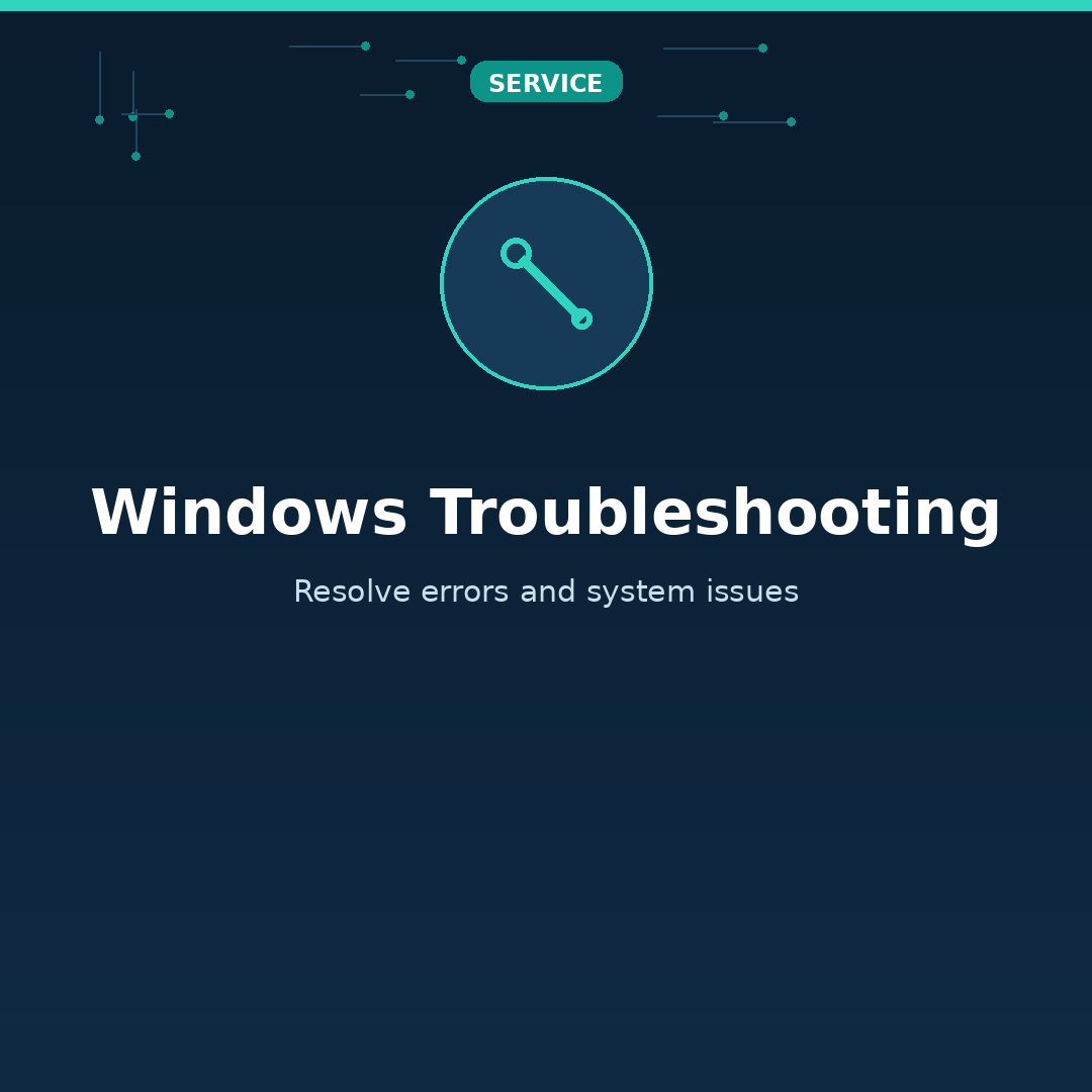 Windows Troubleshooting for seniors and families