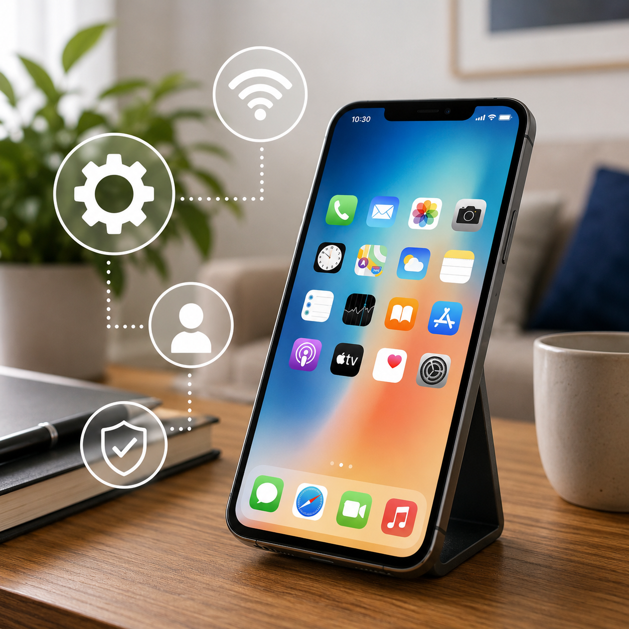 Smartphone setup and training for seniors